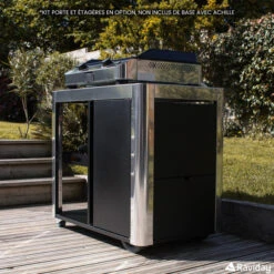 Desserte Achille Pour Plancha ENO - Inox -Fatboy Boutique plancha eno fusion 60 chariot 4 1