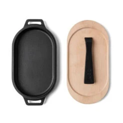 Poêle Ovale En Fonte à Manche Amovible Ooni -Fatboy Boutique poele fonte manche amovible 3