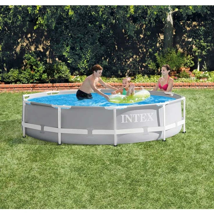 Piscine Tubulaire Ronde Intex Prism Frame 3,05 X 0,76 M 4 Piscine Tubulaire Ronde Intex Prism Frame 3,05 X 0,76 M – Image 2