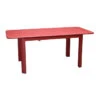Table De Jardin Avec Rallonge PROLOISIRS EOS 130/180 Cm - Rouge -Fatboy Boutique table eos proloisirs 130 180 rouge studio 1 1