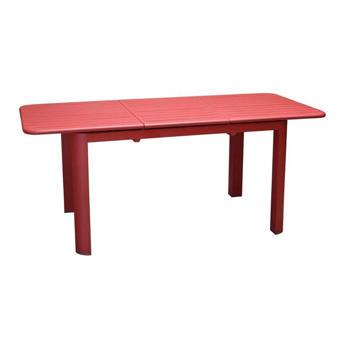 Table De Jardin Avec Rallonge PROLOISIRS EOS 130/180 Cm - Rouge 3 Table De Jardin Avec Rallonge PROLOISIRS EOS 130/180 Cm - Rouge