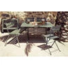 Salon De Jardin Fermob Cargo 128 X 128 Cm Cactus, 6 Personnes -Fatboy Boutique table et chaise fermob mobilier de jardin