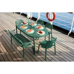 Table De Jardin 6 Personnes Fatboy Toní Tavolo - Vert Brume -Fatboy Boutique table fatboy toni tavolo ambiance 3 min